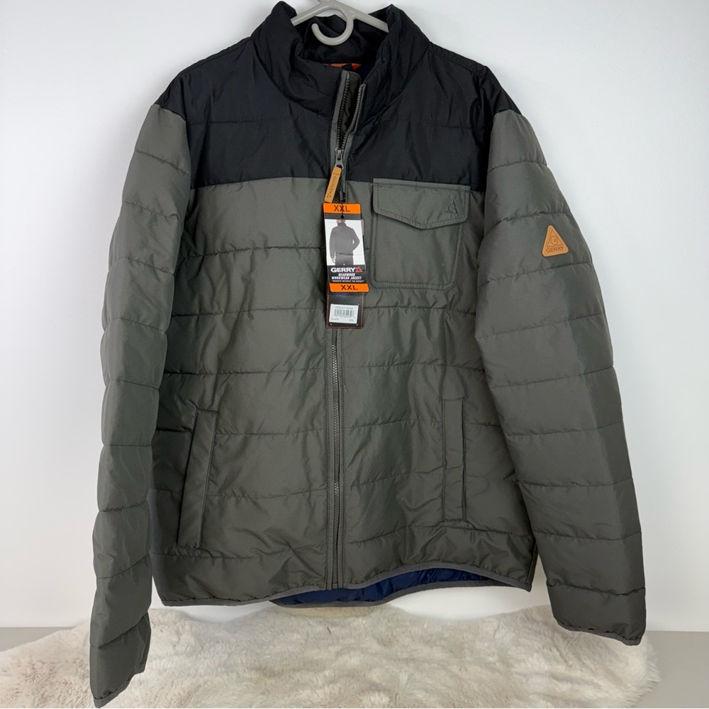 New‎ Gerry Bearwood Workwear Two-Tone Puffer Jacket